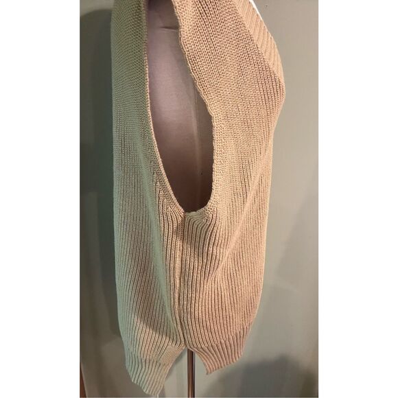 Amazon basics Camel Sweater Vest L oversized - Picture 2 of 9